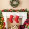 Glitzhome® Gold Standing & Sitting Reindeer Stocking Holder Set